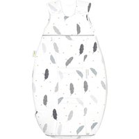 odenwälder Schlafsack Jersey Airpoints feather grey 60 cm - 110 cm von Odenwälder Babynest