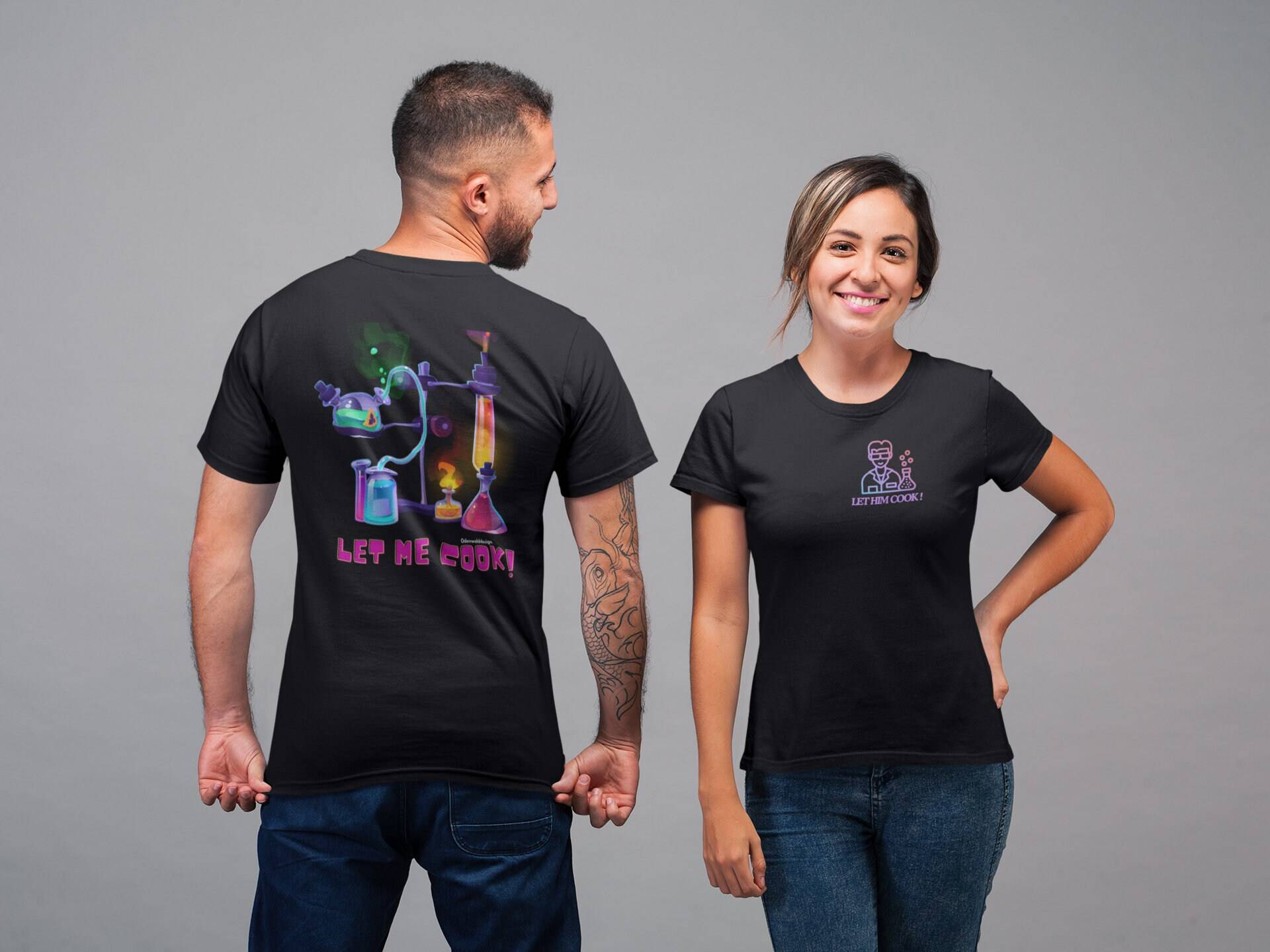 Let Me Cook Odenwalddesign Unisex Oversized T-Shirt Family Gift Shirts Dtg Small Business Highest Quality Standards von Odenwalddesign