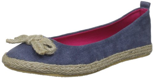 Odeon Phoenix, Damen Flats, Blau - Denim - Größe: 37.5 (5 UK) von Odeon