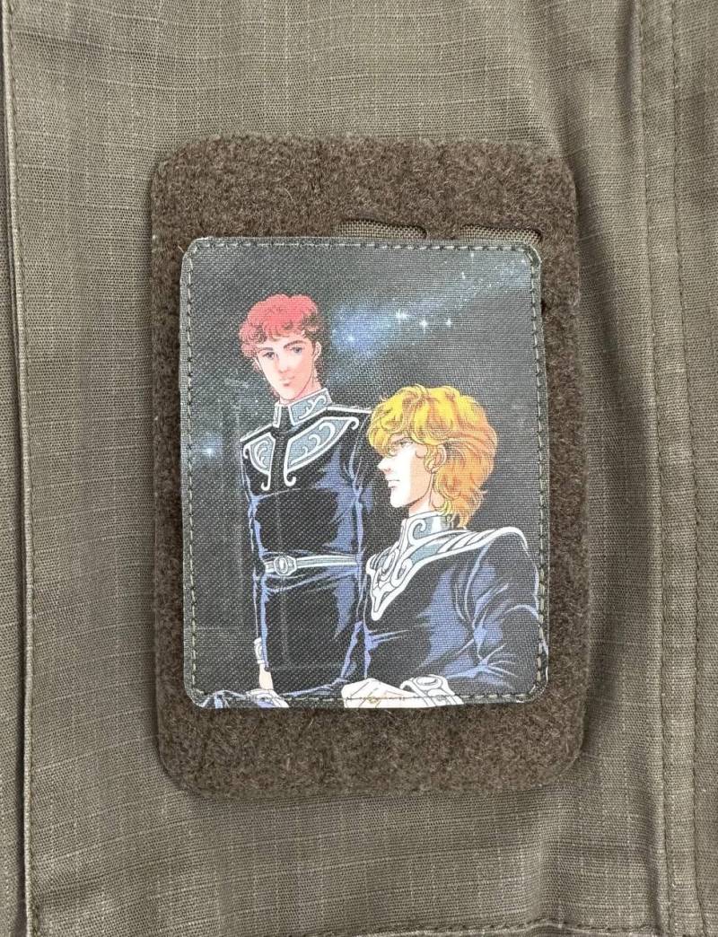 Patch Legend Of Galactic Heroes Empire Reinhard Lohengramm Und Siegfried Kierheis Logh Star Fleet Iserlohn Free Planets Aufnäher Jang Wen-Li von OderT