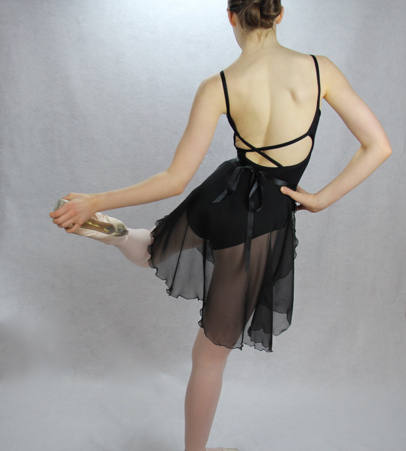 50cm Langer Ballett Wickelrock 50cm Langer Ballett Wickelrock von OdetteDancewear