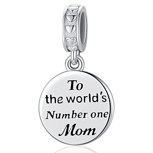 Charms Mutter 925 Sterling Silber Charms Pandora Muttertag für Anhänger Armband Geschenk für Mama Familie Muttertagsgeschenk von Odinstone