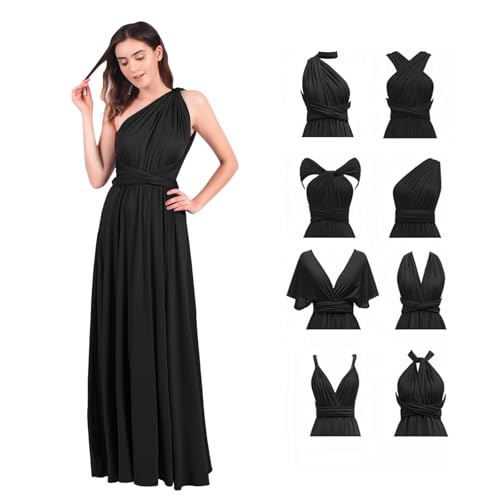 Abendkleid Lang Damen Elegant Sexy Rückenfreies Multiway Bandage Wickelkleid Festlich Hochzeitskleid Brautkleid Brautjungfernkleider Cocktailkleid Weihnachten Silvester Partykleid Ballkleid Schwarz S Abendkleid Lang Damen Elegant Sexy Rückenfreies Multiway Bandage Wickelkleid Festlich Hochzeitskleid Brautkleid Brautjungfernkleider Cocktailkleid Weihnachten Silvester Partykleid Ballkleid Schwarz S von Odizli
