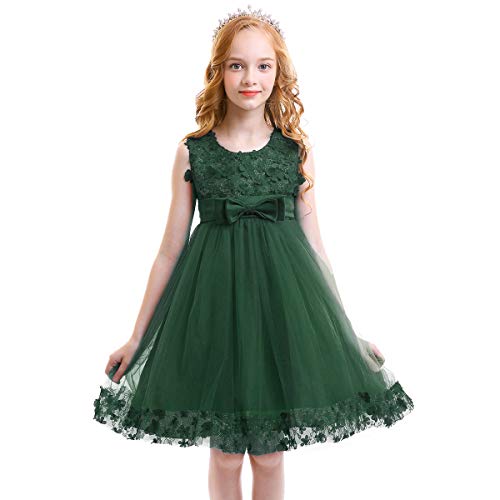 Festliches Kleid Mädchen Blumenmädchenkleider Ärmellos Spitze Prinzessin Tütü Tüllkleid Hochzeit Geburtstag Erstkommunion Kommunionkleid Einschulung Taufkleider Ballkleid Abendkleid Grün 6-7 Jahre Festliches Kleid Mädchen Blumenmädchenkleider Ärmellos Spitze Prinzessin Tütü Tüllkleid Hochzeit Geburtstag Erstkommunion Kommunionkleid Einschulung Taufkleider Ballkleid Abendkleid Grün 6-7 Jahre von Odizli