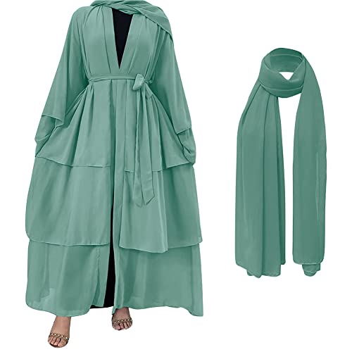 Muslimische Kleider Damen Arabische Islamische Kleidung Frauen Abaya Muslim Jilbab 2 Teilig Kaftan Khimar Hijab Kleid Islam Gebetskleidung Langarm Namaz Elbisesi Ramadan Lang Gebetskleid Minzgrün M Muslimische Kleider Damen Arabische Islamische Kleidung Frauen Abaya Muslim Jilbab 2 Teilig Kaftan Khimar Hijab Kleid Islam Gebetskleidung Langarm Namaz Elbisesi Ramadan Lang Gebetskleid Minzgrün M von Odizli