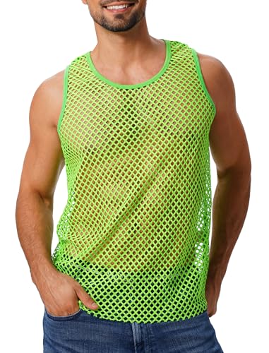 Netzhemd Herren Netzoberteil Netzshirt Männer Unterhemden Muskelshirts Achselshirts Herrenunterhemdem Tank Top Tanktop Vest Unterziehshirt Sexy Unterwäsche Clubwear Rave Kinky Outfit Grün L Netzhemd Herren Netzoberteil Netzshirt Männer Unterhemden Muskelshirts Achselshirts Herrenunterhemdem Tank Top Tanktop Vest Unterziehshirt Sexy Unterwäsche Clubwear Rave Kinky Outfit Grün L von Odizli