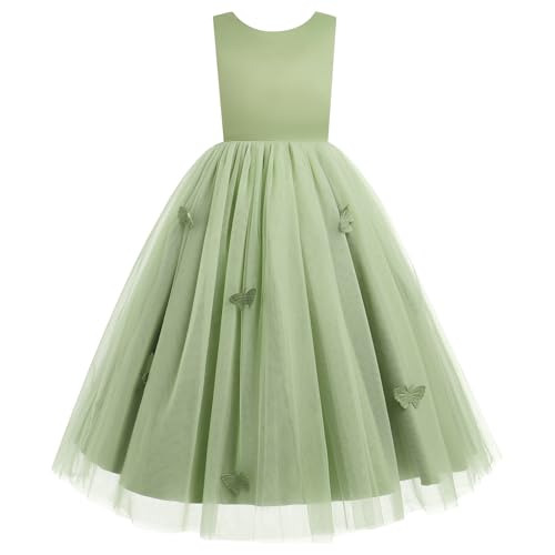 Odizli Blumenm�dchenkleider Kinder M�dchen �rmellos Schmetterling Prinzessin T�llkleid Blumenm�dchen Kleid Festliche Hochzeit Erstkommunion Kommunionkleid Lang Ballkleid Abendkleid Gr�n 7-8 Jahre Odizli Blumenm�dchenkleider Kinder M�dchen �rmellos Schmetterling Prinzessin T�llkleid Blumenm�dchen Kleid Festliche Hochzeit Erstkommunion Kommunionkleid Lang Ballkleid Abendkleid Gr�n 7-8 Jahre von Odizli