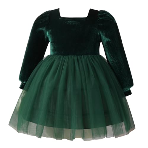 Odizli Kleider für Mädchen Kinder Baby Herbst Winter Samt Langarm Knielang Tüllkleid Samtkleid Blumenmädchenkleider Festlich Hochzeit Einschulung Geburtstag Weihnachten Freizeitkleid Grün 12-18 Monate Odizli Kleider für Mädchen Kinder Baby Herbst Winter Samt Langarm Knielang Tüllkleid Samtkleid Blumenmädchenkleider Festlich Hochzeit Einschulung Geburtstag Weihnachten Freizeitkleid Grün 12-18 Monate von Odizli