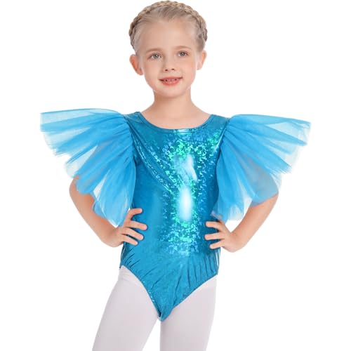 Odizli Turnanzug Mädchen Kinder Metallic Glitzer Gymnastikanzug Ballett Trikot Tanzbody Ballettanzug Eiskunstlauf Ballerina Ballettkleidung Halloween Karneval Fasching Faschingskostüme Blau 5-6 Jahre Odizli Turnanzug Mädchen Kinder Metallic Glitzer Gymnastikanzug Ballett Trikot Tanzbody Ballettanzug Eiskunstlauf Ballerina Ballettkleidung Halloween Karneval Fasching Faschingskostüme Blau 5-6 Jahre von Odizli