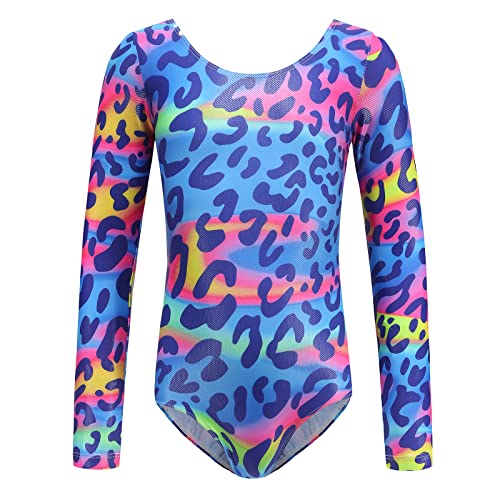 Odizli Turnanzug Mädchen Langarm Kinder U-Rücken Druck Gymnastikanzug Eiskunstlauf Ballett Trikot Body Leotard Tanzbody Ballettanzug Balletttrikot Ballerina Ballettkleidung Blau Leopard 6-7 Jahre Odizli Turnanzug Mädchen Langarm Kinder U-Rücken Druck Gymnastikanzug Eiskunstlauf Ballett Trikot Body Leotard Tanzbody Ballettanzug Balletttrikot Ballerina Ballettkleidung Blau Leopard 6-7 Jahre von Odizli