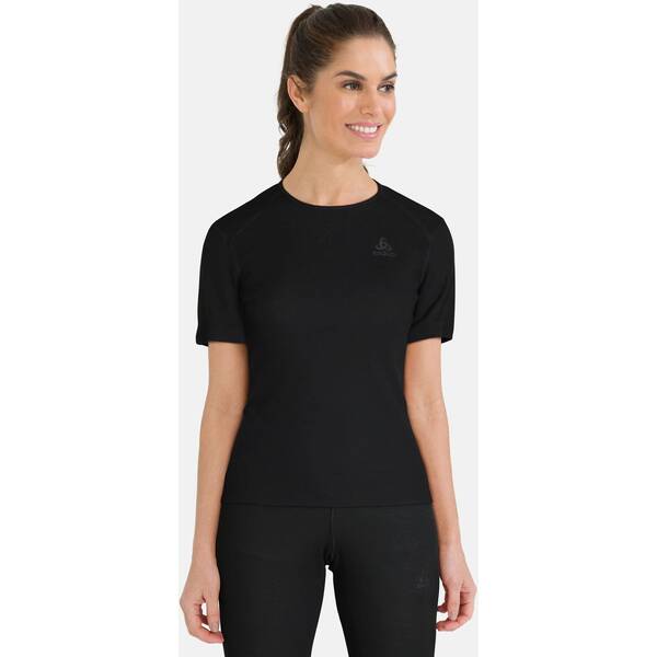 ODLO Damen Funktionsunterhemd / Skiunterhemd Shirt s/s Crew Neck Warm First Layer Kurzarm von Odlo