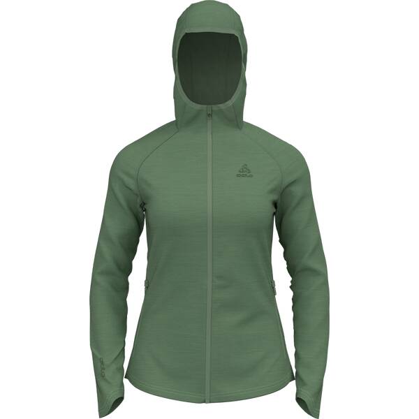 ODLO Damen Kapuzensweat Mid layer hoody full zip ASCEN von Odlo