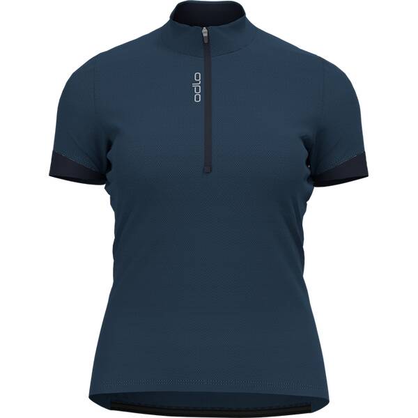 ODLO Damen Shirt T-shirt s/u collar s/s 1/2 zip von Odlo