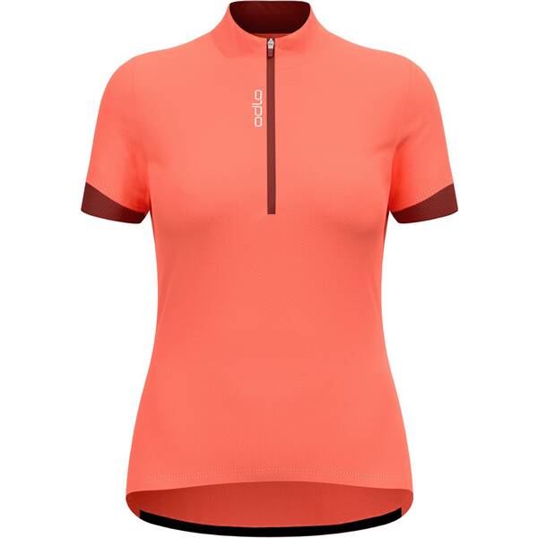 ODLO Damen Shirt T-shirt s/u collar s/s 1/2 zip von Odlo