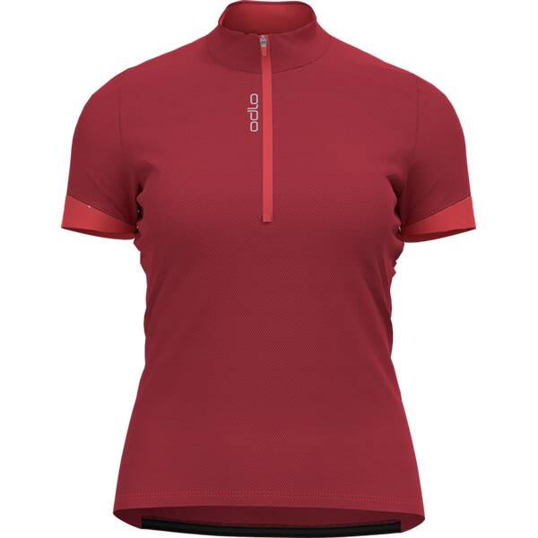 ODLO Damen Shirt T-shirt s/u collar s/s 1/2 zip von Odlo