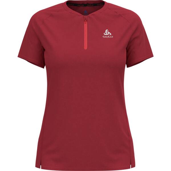 ODLO Damen T-shirt s/s 1/2 zip AXALP TRAI von Odlo