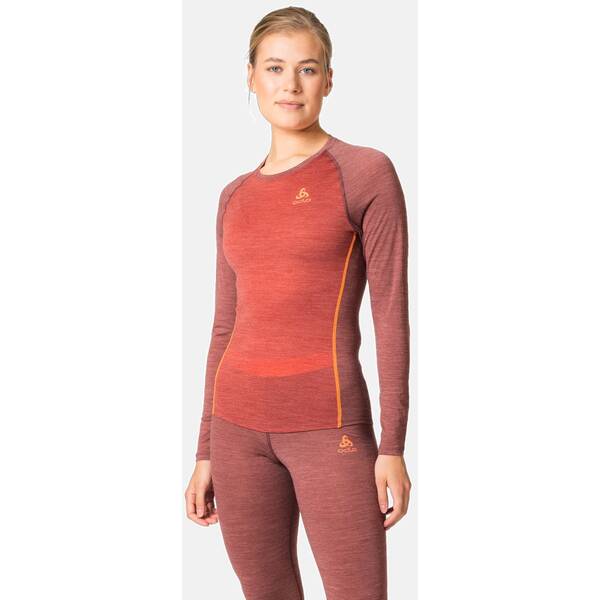 ODLO Damen Unterhemd BL TOP crew neck l/s NATURAL P von Odlo