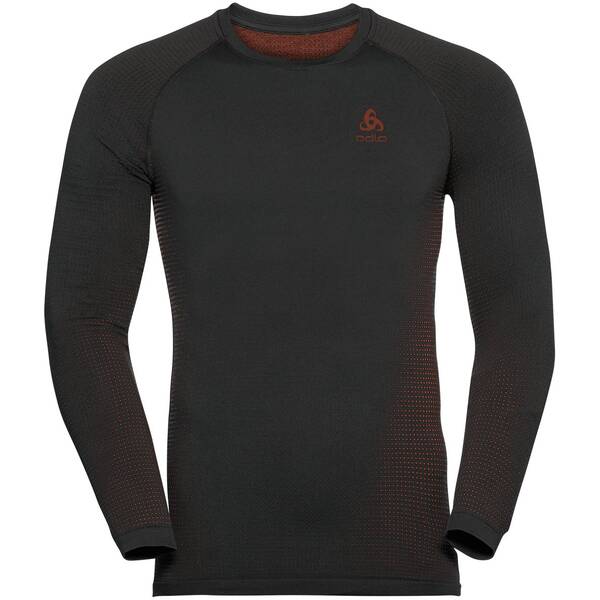 ODLO Herren Unterhemd BL TOP Crew neck l/s PERFORMAN von Odlo