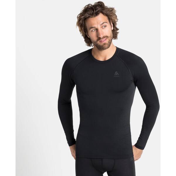 ODLO Herren Unterhemd BL TOP Crew neck l/s PERFORMAN von Odlo