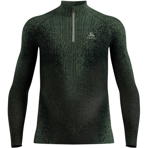 ODLO Herren Unterhemd BL TOP turtle neck l/s half zi von Odlo