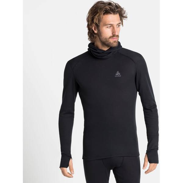 ODLO Herren Unterhemd BL TOP with Facemask l/s ACTIV von Odlo