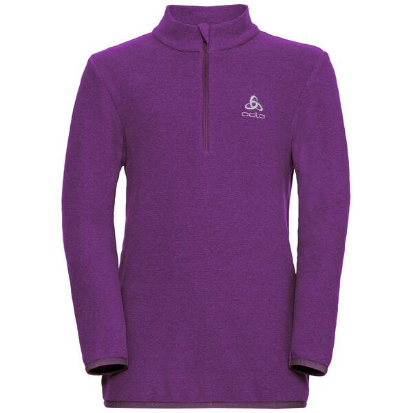 ODLO Mädchen Fleecepullover "Roy Kids Stripe Midlayer 1/2 Zip" von Odlo