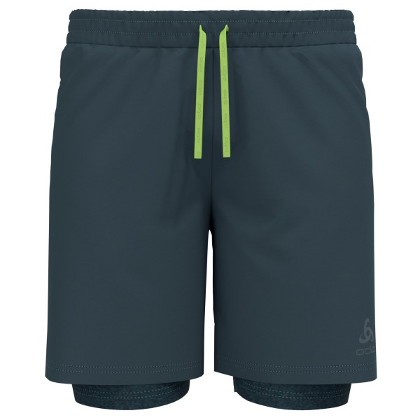 Odlo - 2-in-1 Short Active 365 7 Inch - Laufshorts Gr S blau von Odlo