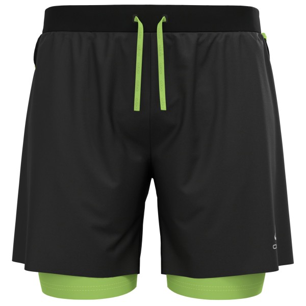 Odlo - 2-in-1 Short X-Alp Trail 6 Inch - Laufshorts Gr XL schwarz von Odlo