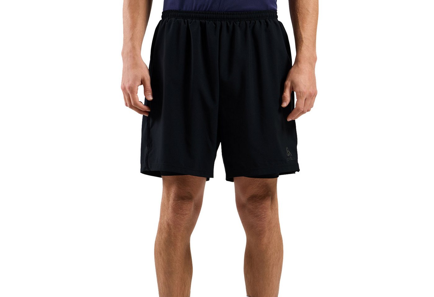 Odlo 2-in-1-Shorts Essential 6 Inch 2-in-1 Laufshorts Men 323972-15000 Leichte Runningshort mit Sprinter von Odlo