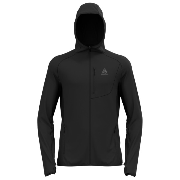 Odlo - Ascent Micro PW 125 Mid Layer Hoody Full Zip - Merinolongsleeve Gr XXL schwarz von Odlo