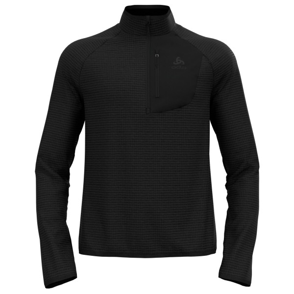Odlo - Ascent Mid Layer 1/2 Zip - Fleecejacke Gr XXL schwarz von Odlo
