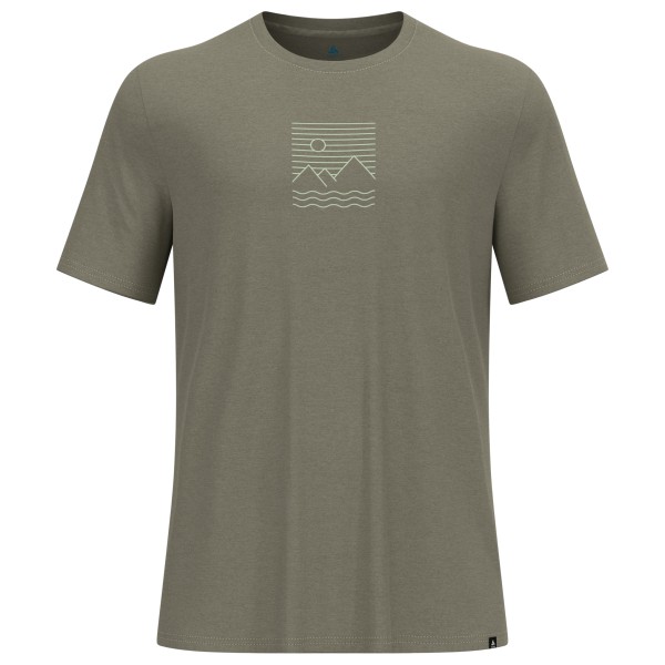Odlo - Ascent Sun Sea Mountains T-Shirt Crew Neck S/S - Funktionsshirt Gr S oliv von Odlo