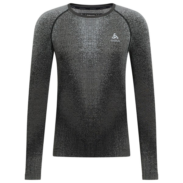 Odlo - BL Top Crew Neck L/S Performance Warm Blackcomb - Kunstfaserunterwäsche Gr XXL grau/schwarz von Odlo