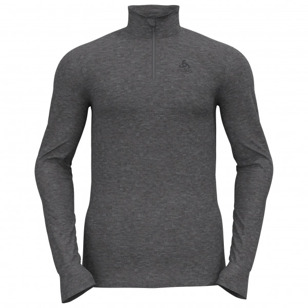 Odlo - BL Top Turtle Neck L/S Half Zip Active Warm - Kunstfaserunterwäsche Gr XL grau von Odlo