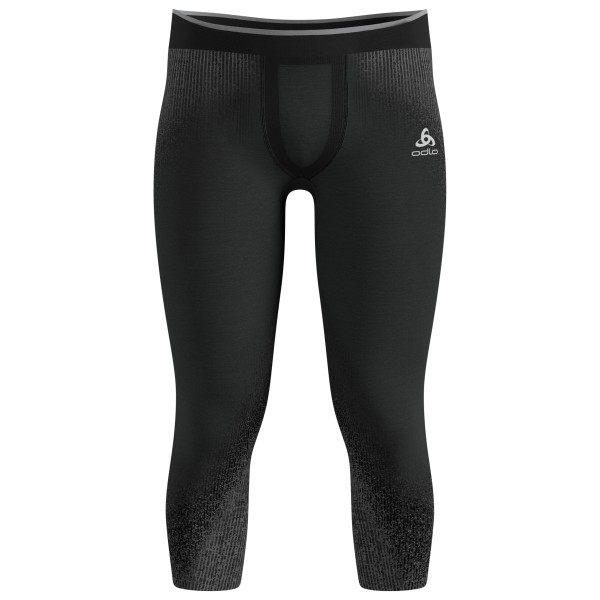 Odlo - Base Layer Bottom 3/4 Performance Warm Blackcomb - Kunstfaserunterwäsche Gr S schwarz von Odlo