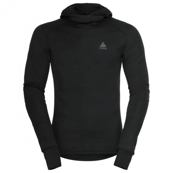 Odlo - Base Layer Top With Facemask L/S Active Warm Eco - Kunstfaserunterwäsche Gr L schwarz von Odlo