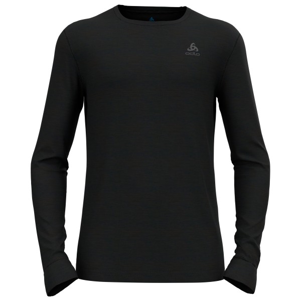 Odlo - Baselayer Top Crew Neck L/S Merino 200 - Merinounterwäsche Gr L schwarz von Odlo