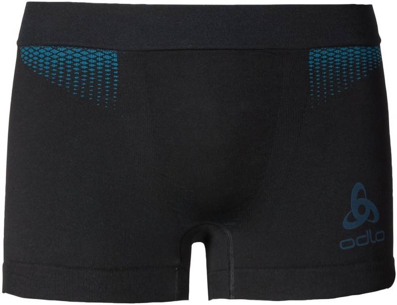 Odlo Boxershorts Boxer ESSENTIALS Seamless Ligh BLACK - BLUE JEWEL von Odlo