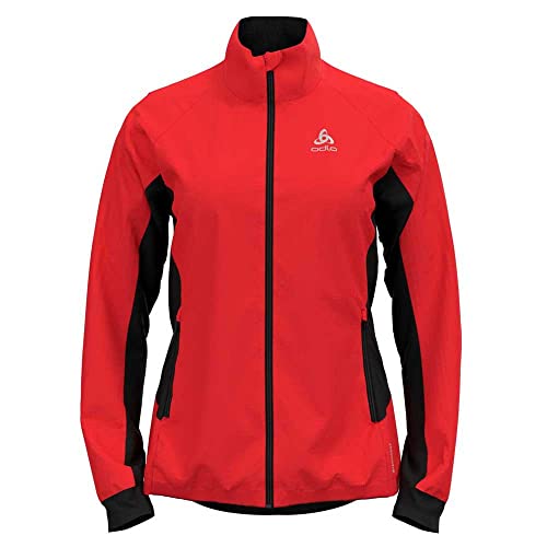 Odlo Damen Brensholmen Jacke, Poppy Red-Black, L von Odlo