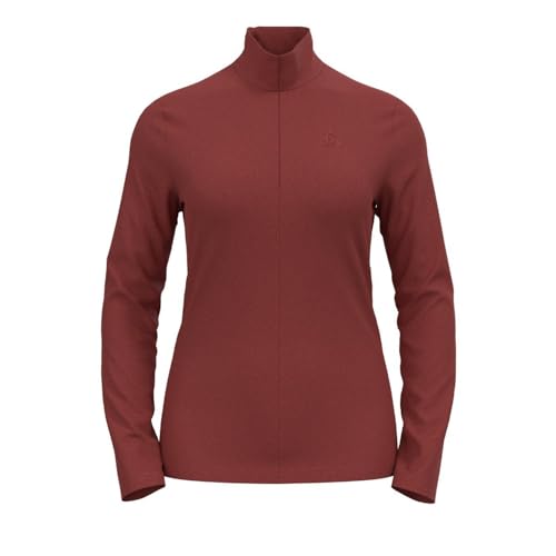 Odlo Damen Fleeceshirt Roy Pale Mauve-Spiced Apple L von Odlo