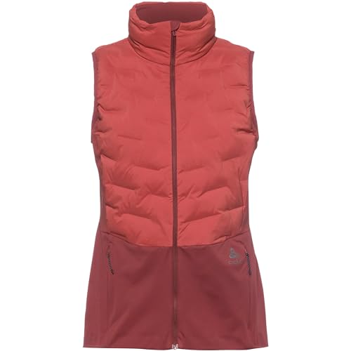 Odlo Damen Kurzweste Zeroweight Insulator cinnabar-spiced apple S von Odlo