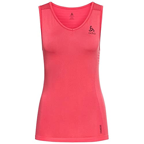 Odlo Damen Performance X-Light Baselayer Singlet mit V-Ausschnitt, Holly Berry, XL von Odlo