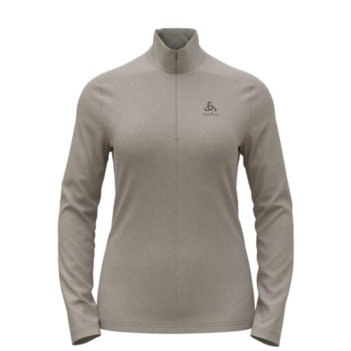 Odlo Damen Roy 1/2 Zip Longsleeve, Silver Cloud-Iron, M von Odlo