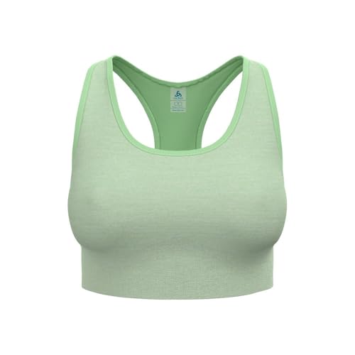 Odlo Damen Seamless Medium Padded Sport Bra Laufbekleidung Sport-BH Ambrosia Melange - Mint L von Odlo