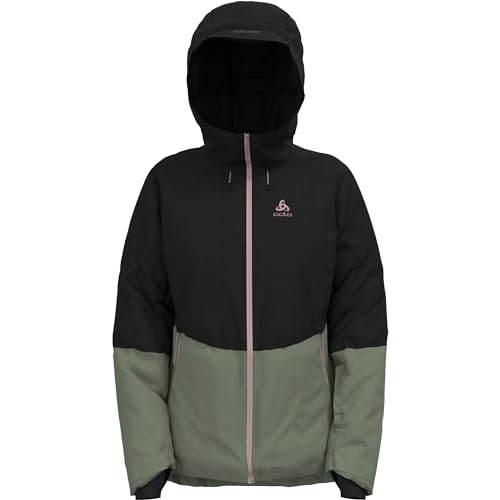 Odlo Damen Ski Bluebird S-Thermic Jacke, matte green-black, M von Odlo