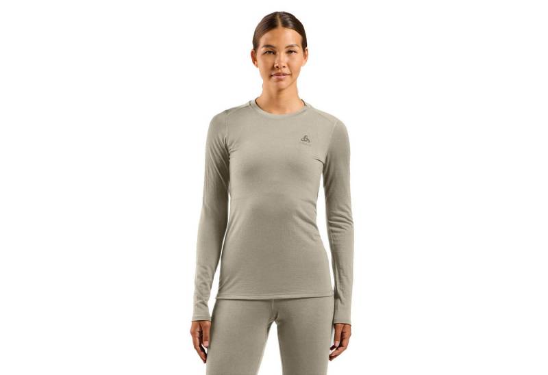 Odlo Funktionsunterhemd Natural Merino 160 Langarm-Shirt Damen 112271-10867 Aus Merino Wolle von Odlo