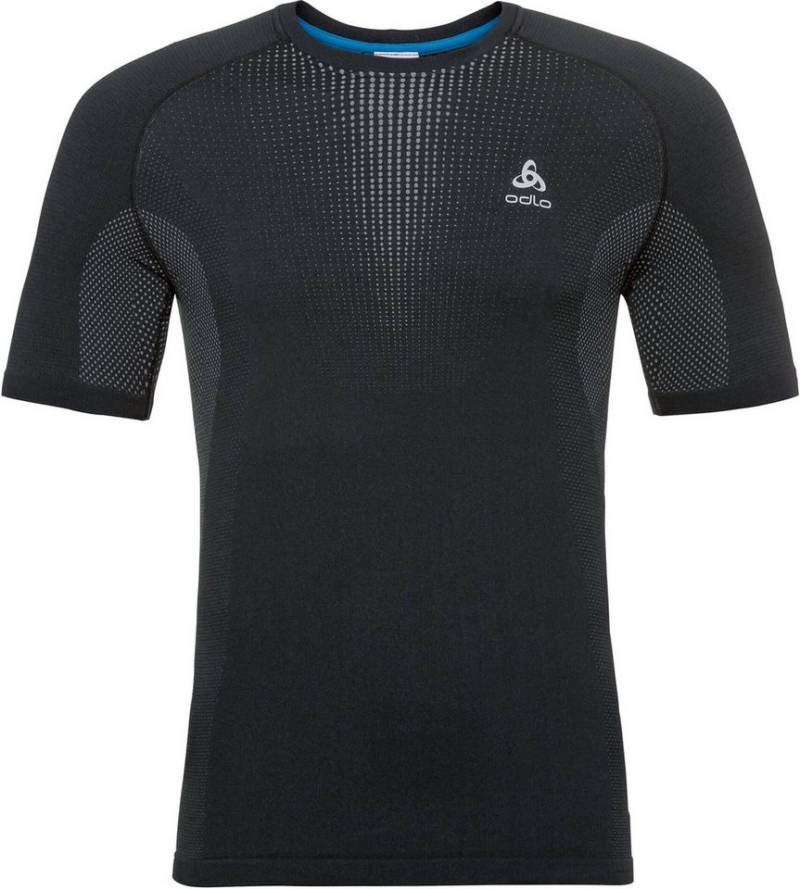 Odlo Funktionsunterhemd BL TOP Crew neck s/s PERFORMAN BLACK - ODLO CONCRETE GR von Odlo