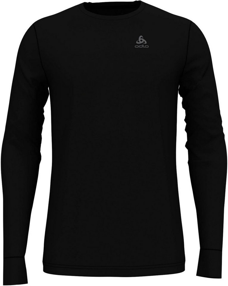 Odlo Funktionsunterhemd BL TOP crew neck l/s MERINO 20 BLACK - BLACK von Odlo