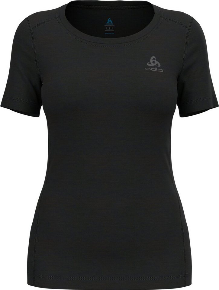Odlo Funktionsunterhemd BL TOP crew neck s/s MERINO 20 BLACK von Odlo