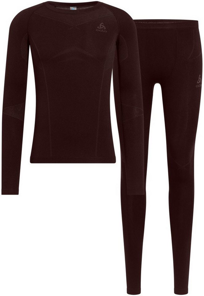Odlo Funktionsunterhemd ODLO SET LONG PERFORMANCE EVOLUTION WARM Longsleeve & Hose fudge von Odlo